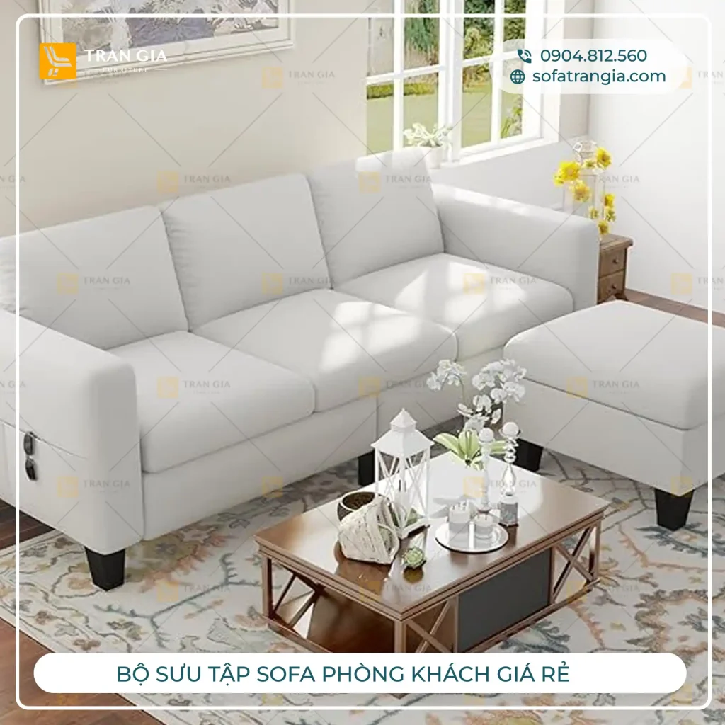 99 mẫu bộ bàn ghế sofa phòng khách giá rẻ