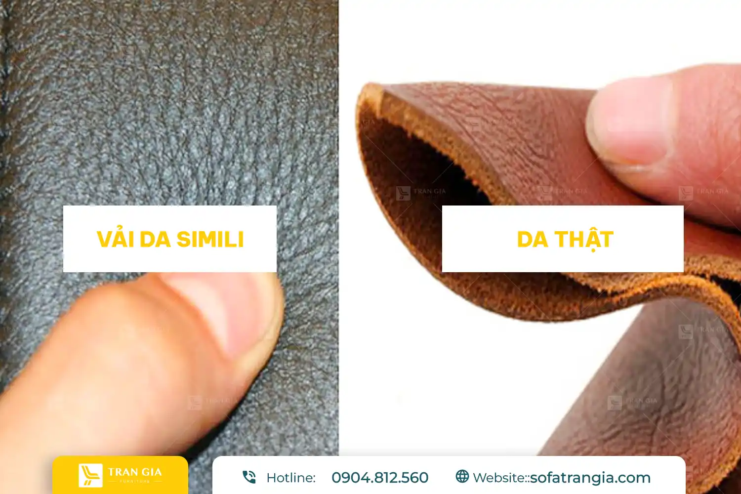 Da Simili là gì? Da Simili bọc ghế có tốt không và cách bảo quản 10 Phân biệt da thật với da simili